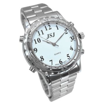 Orologio parlante cinturino metallo